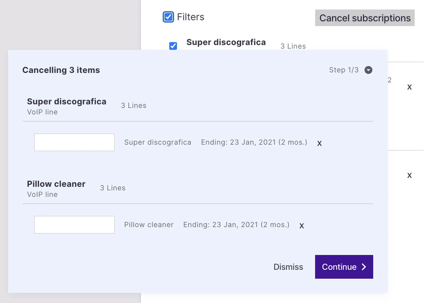 First HTML/CSS/JS prototype of the bucket interface